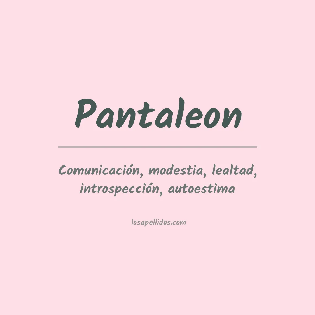Apellido Pantaleon
