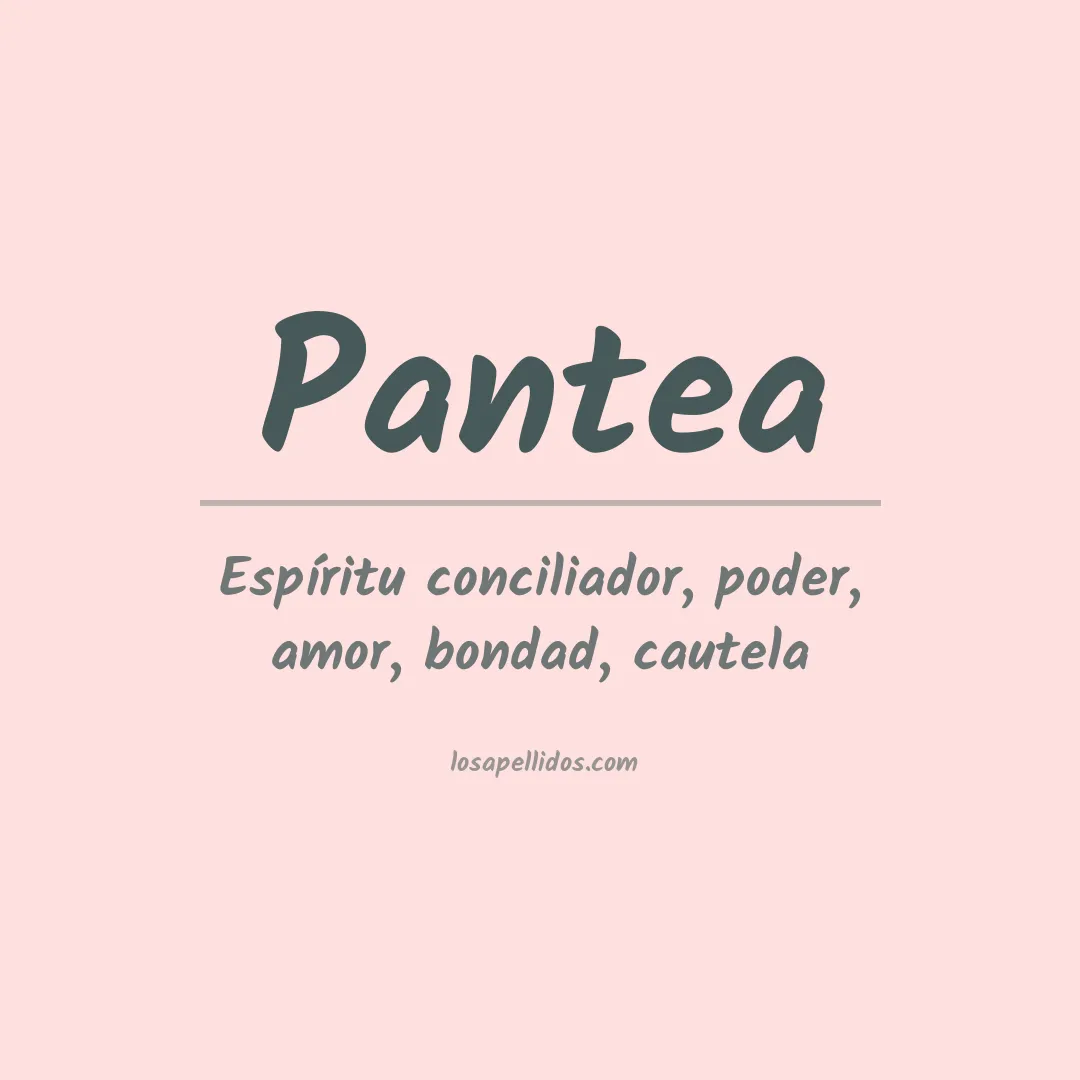 Apellido Pantea