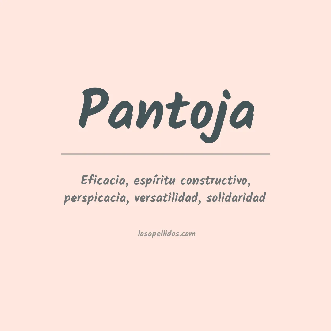Apellido Pantoja