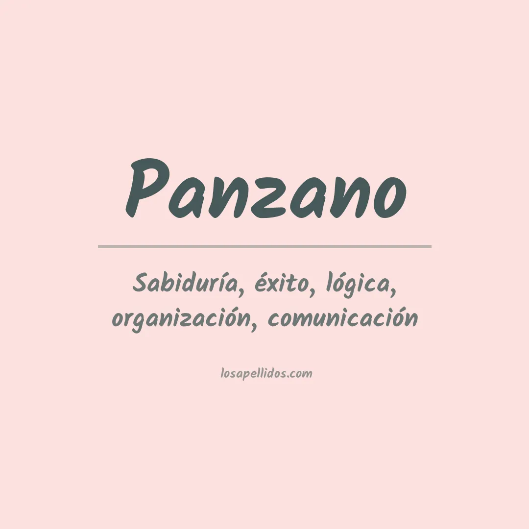 Apellido Panzano
