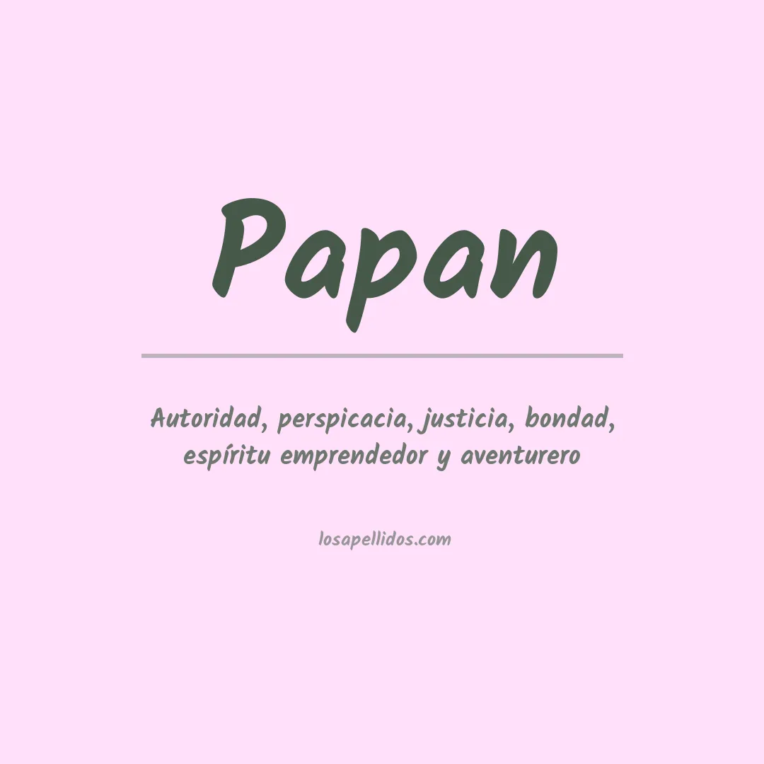 Apellido Papan