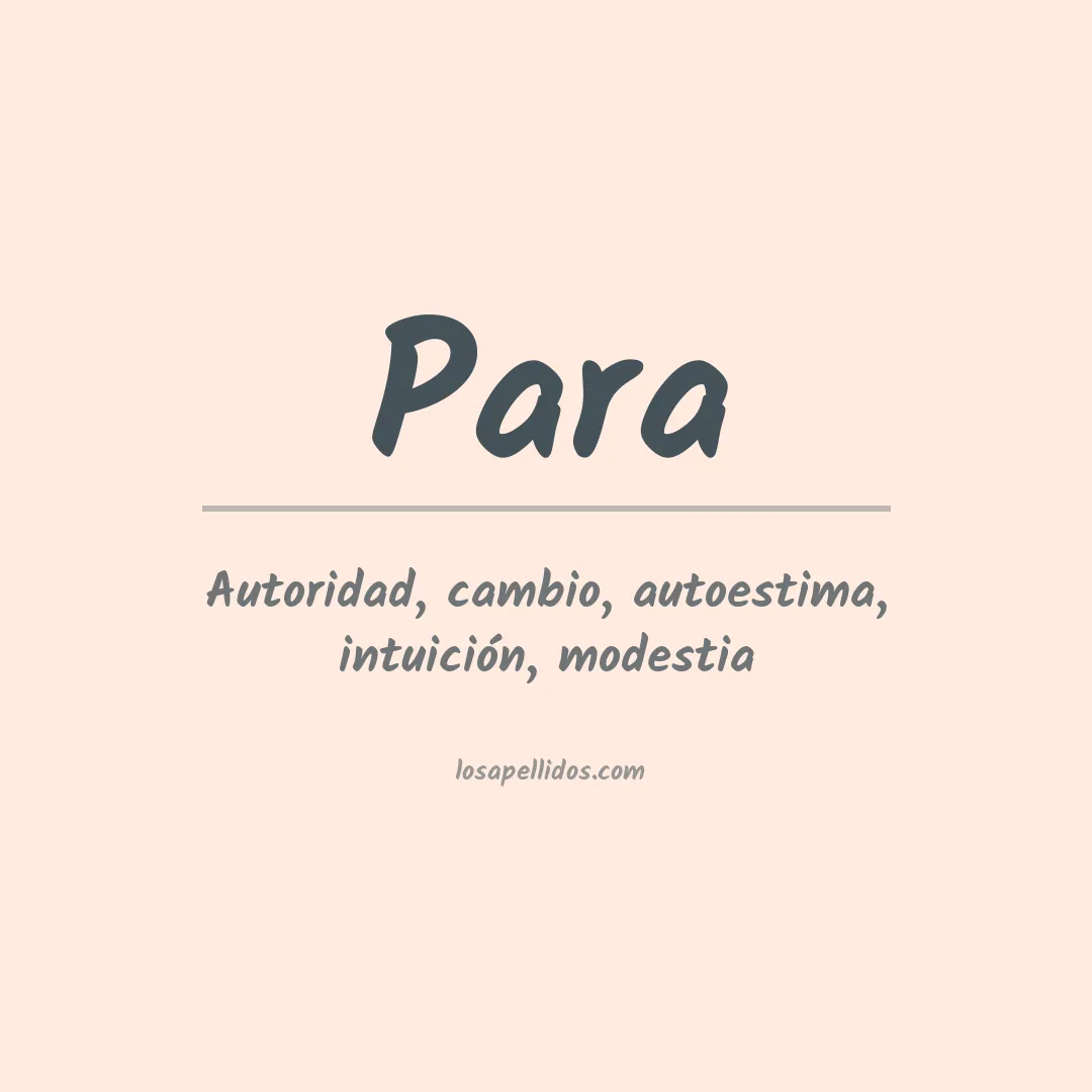 Apellido Para