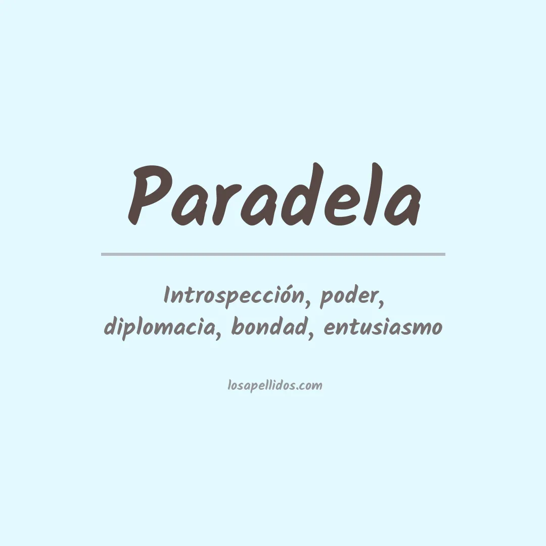 Apellido Paradela