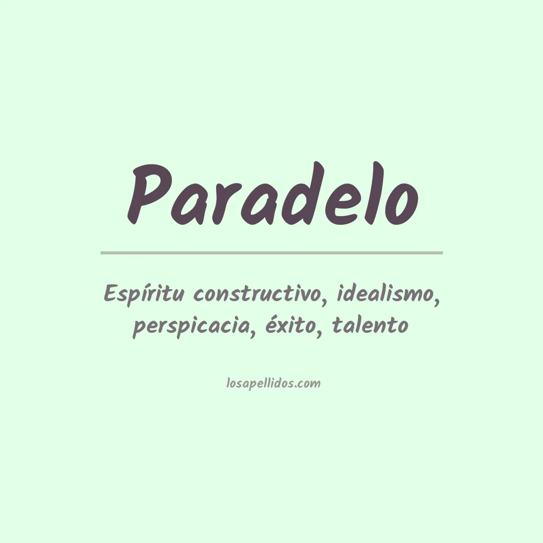 Apellido Paradelo