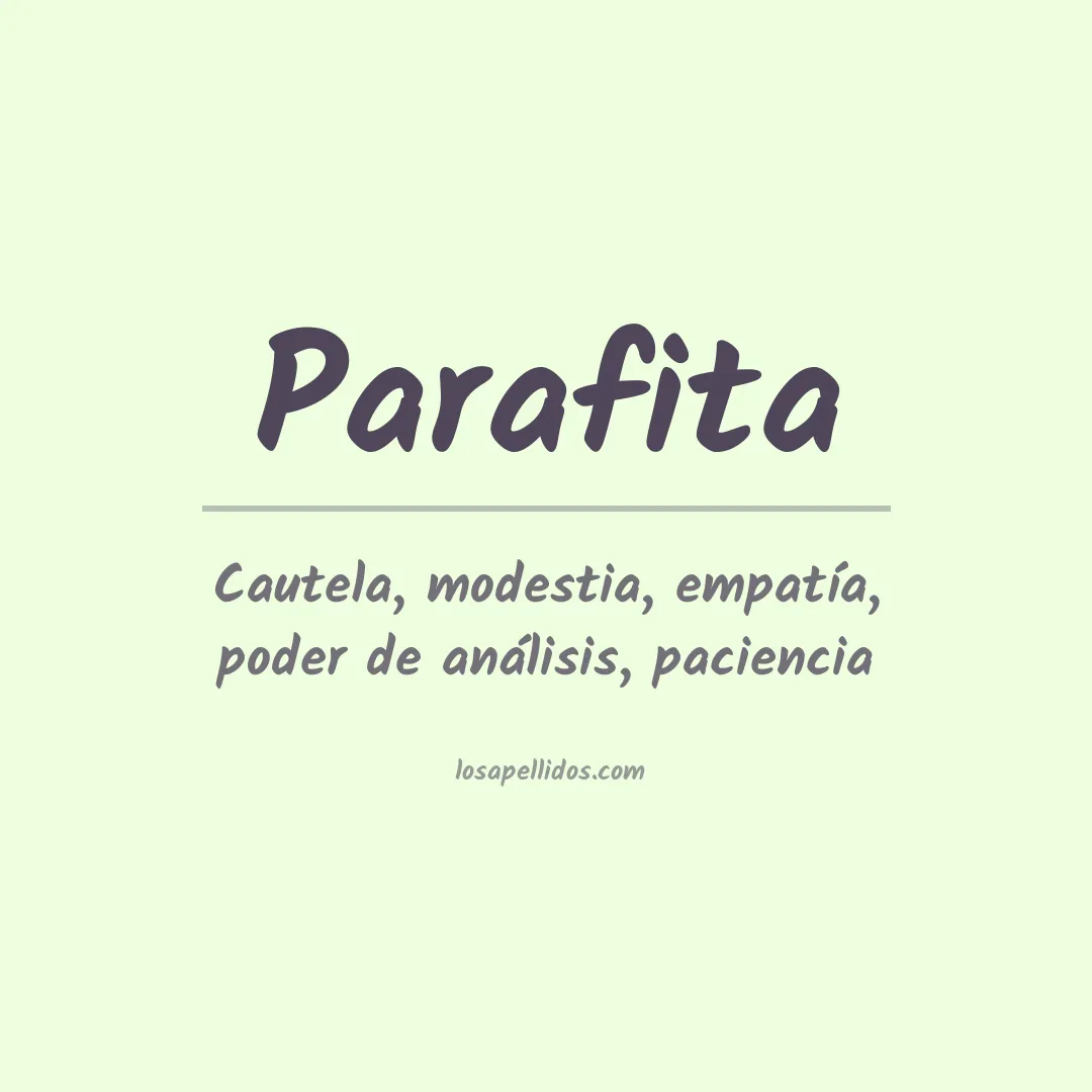 Apellido Parafita