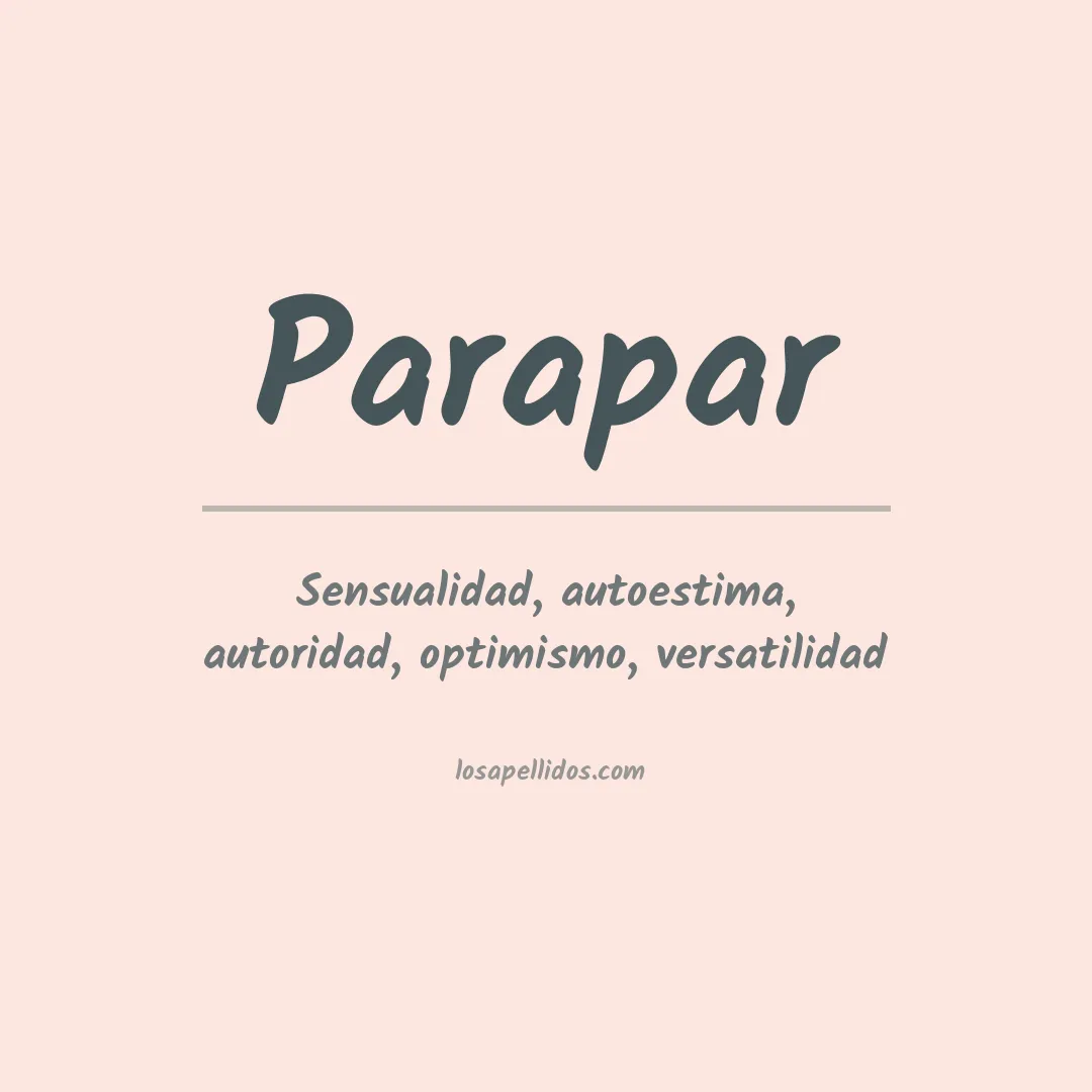 Apellido Parapar