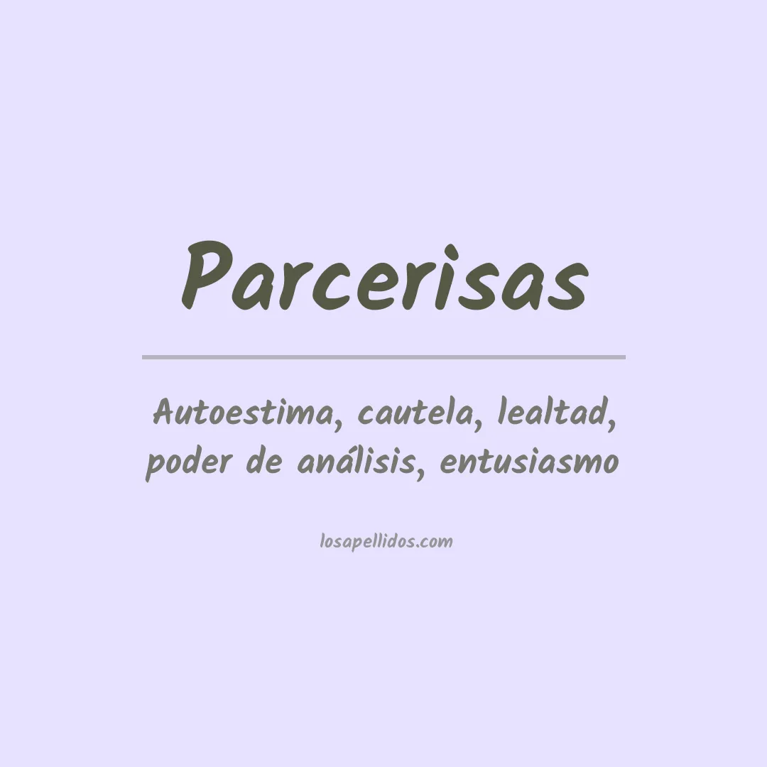 Apellido Parcerisas