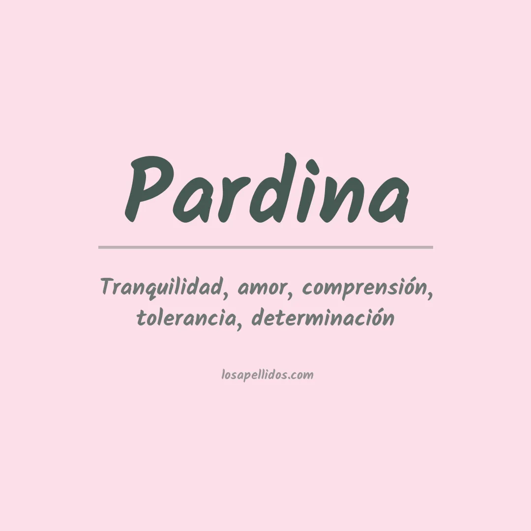 Apellido Pardina
