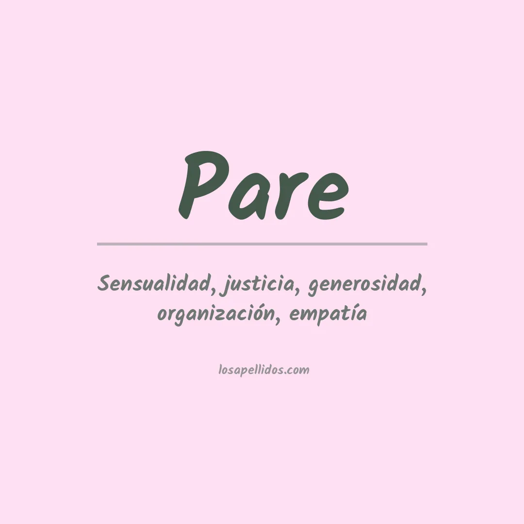 Apellido Pare