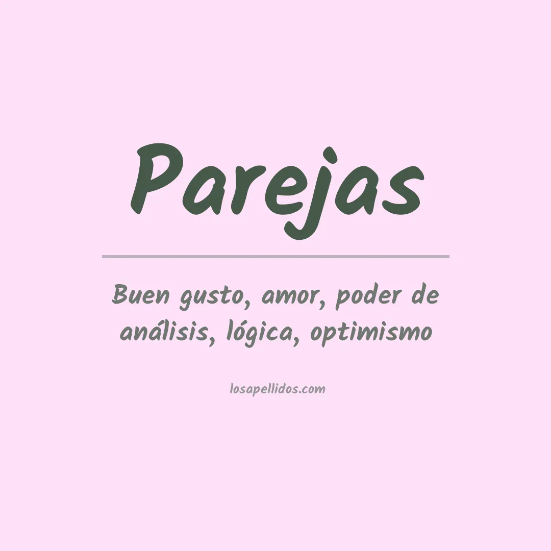 Apellido Parejas