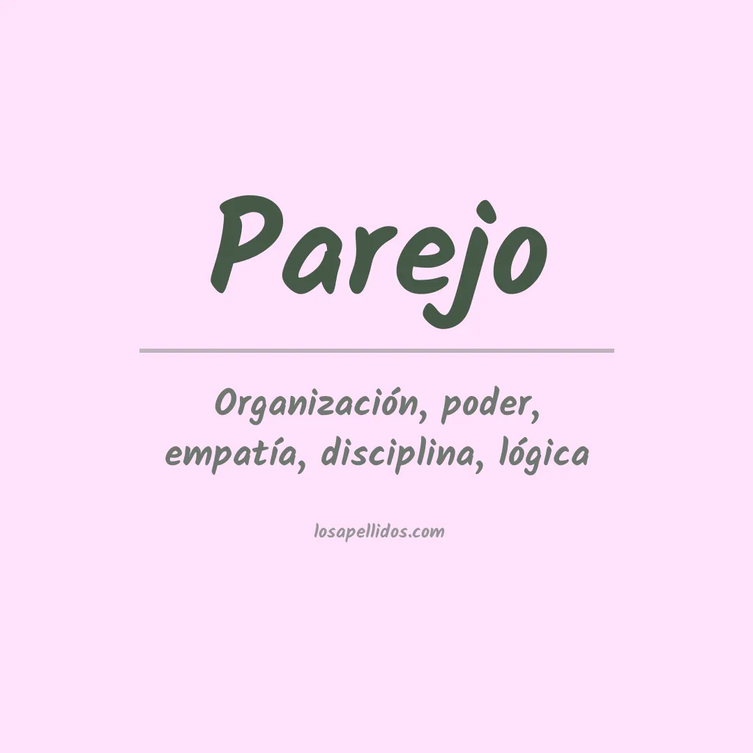 Apellido Parejo