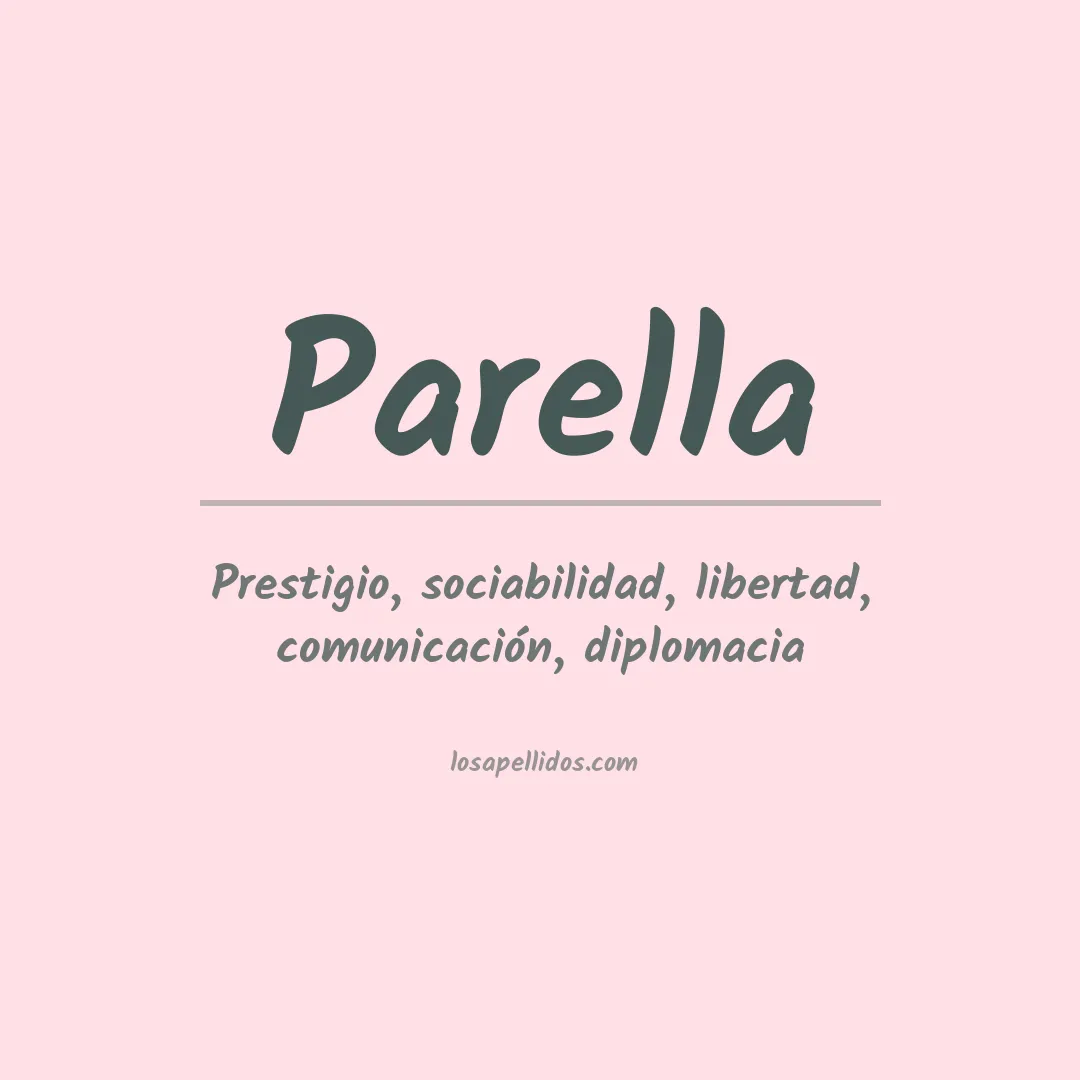 Apellido Parella