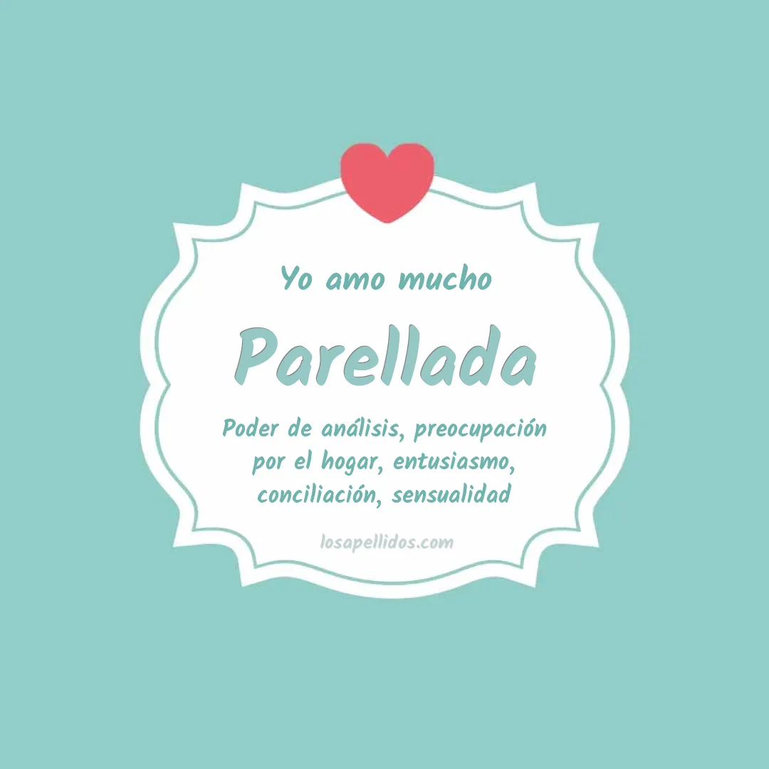 Yo amo mucho Parellada