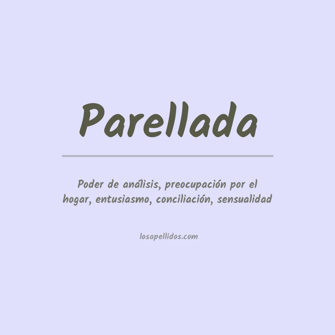 Apellido Parellada