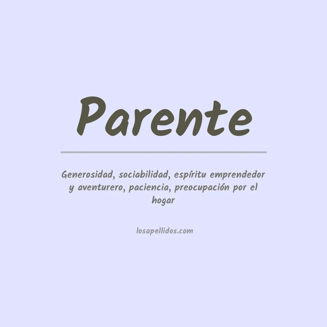 Apellido Parente