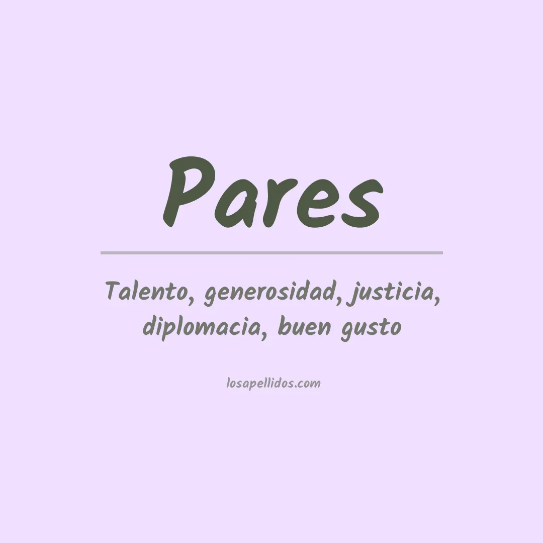 Apellido Pares