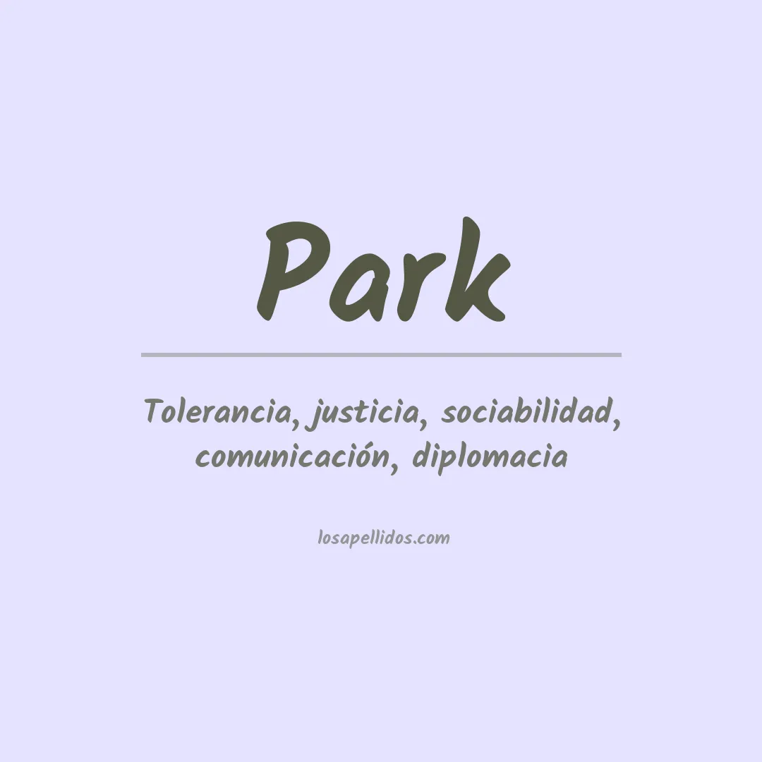 Apellido Park