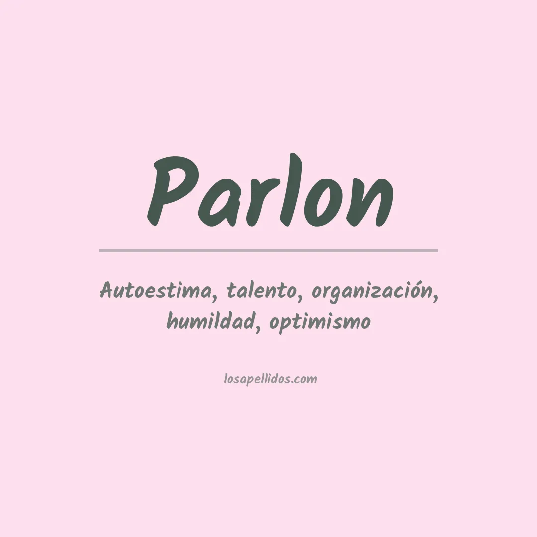 Apellido Parlon