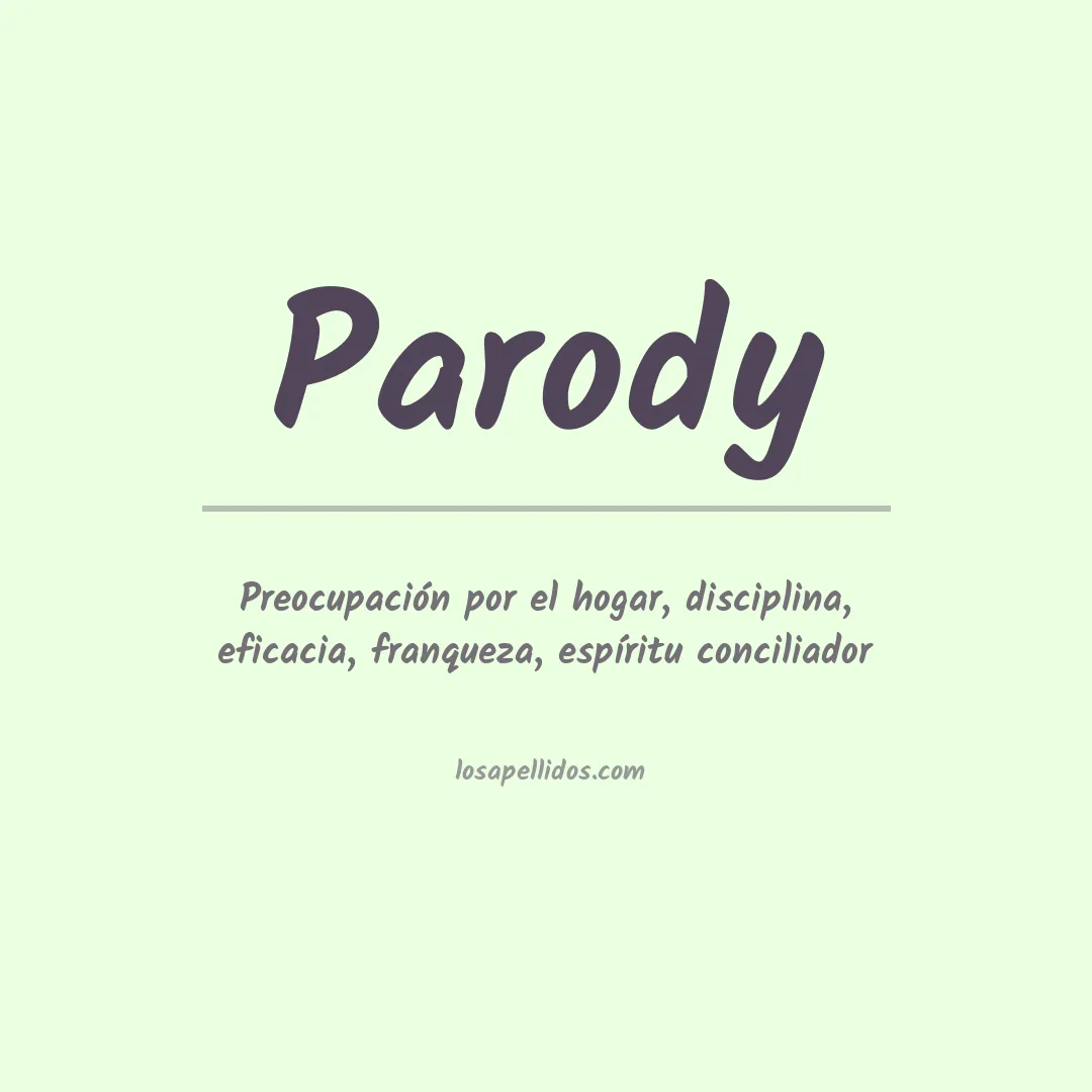 Apellido Parody