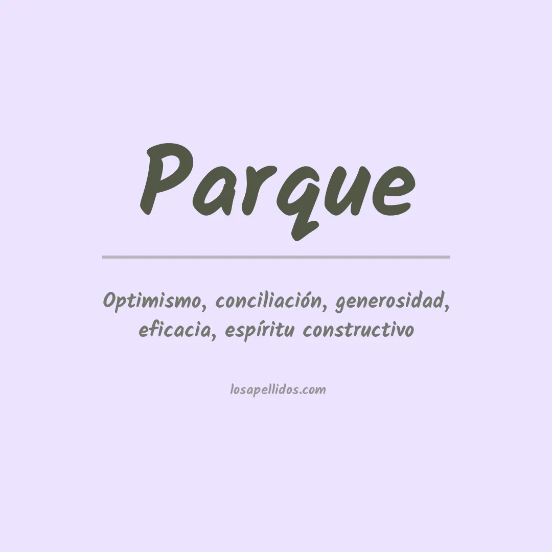 Apellido Parque