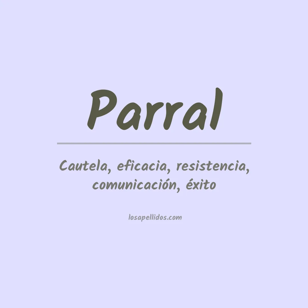 Apellido Parral