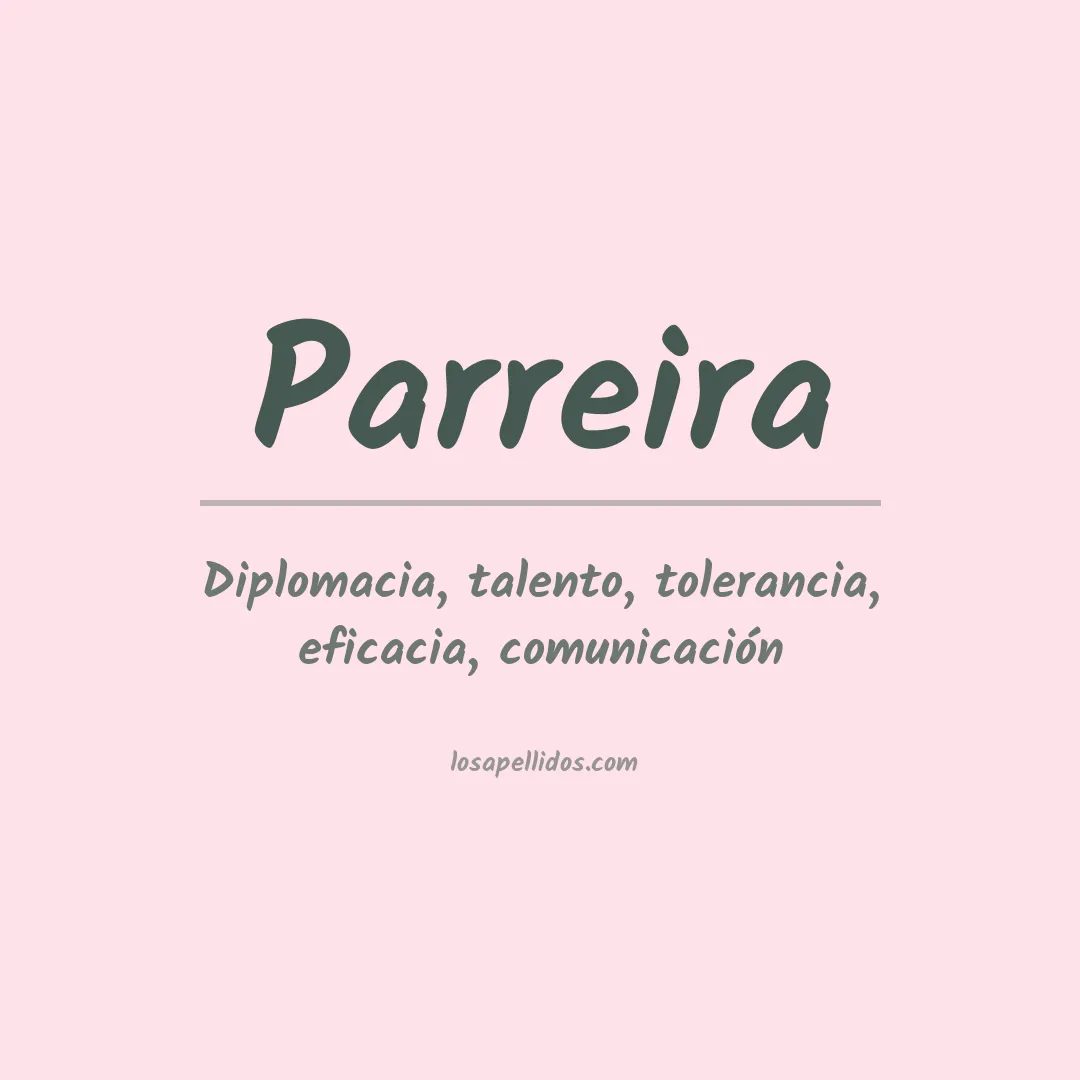 Apellido Parreira