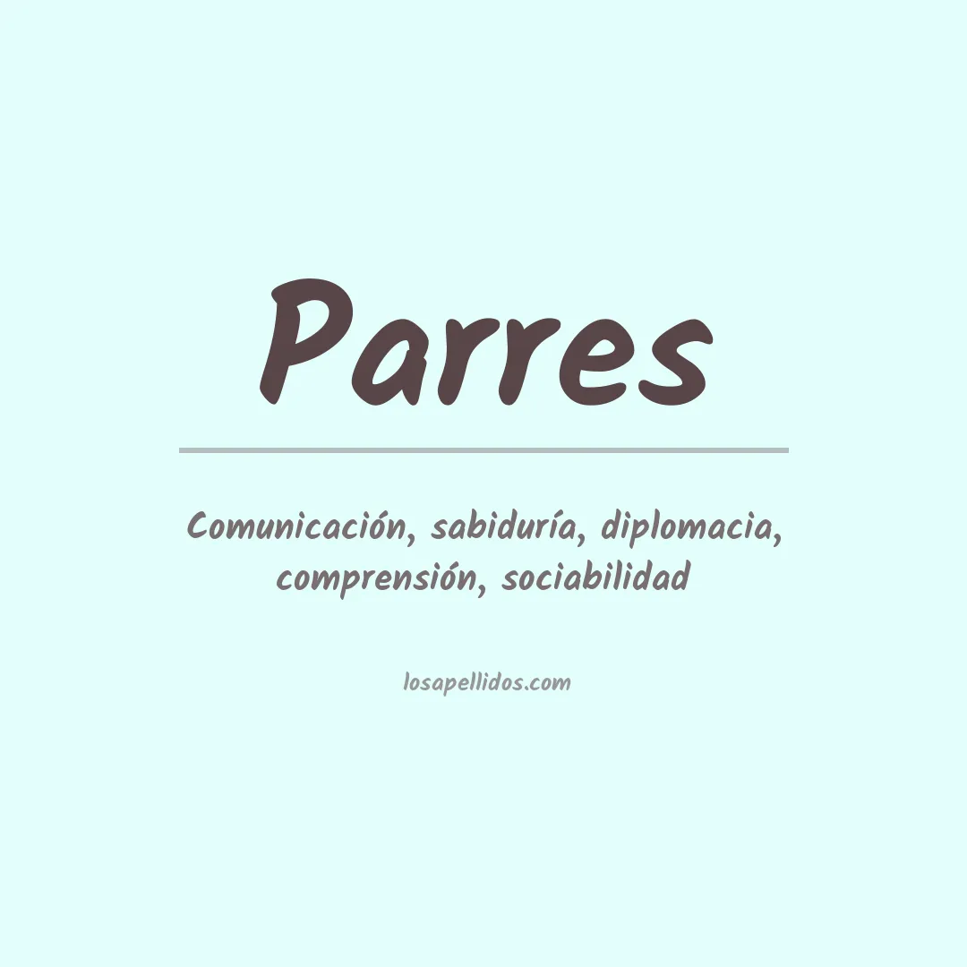 Apellido Parres