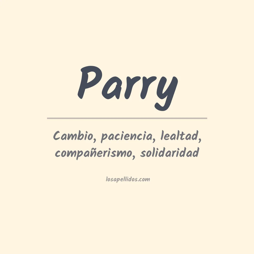 Apellido Parry