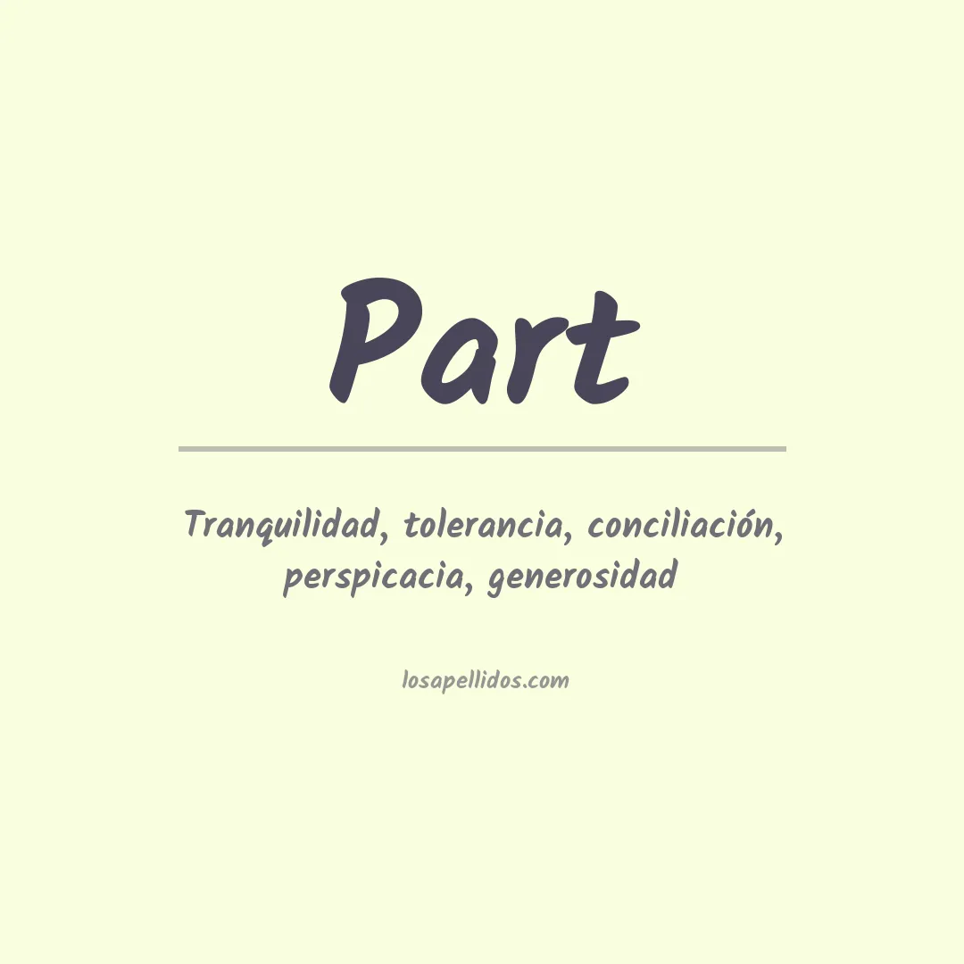 Apellido Part