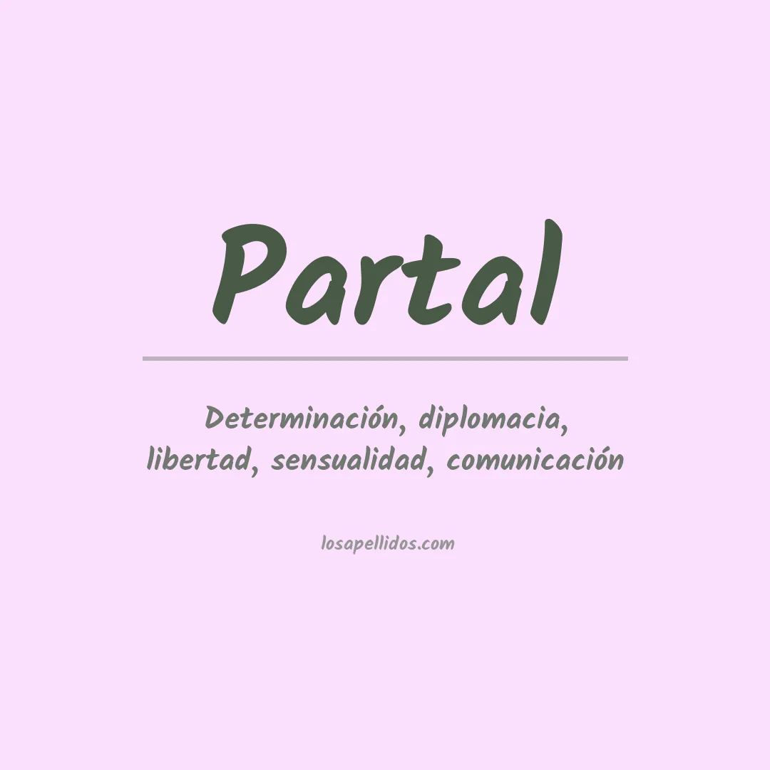 Apellido Partal