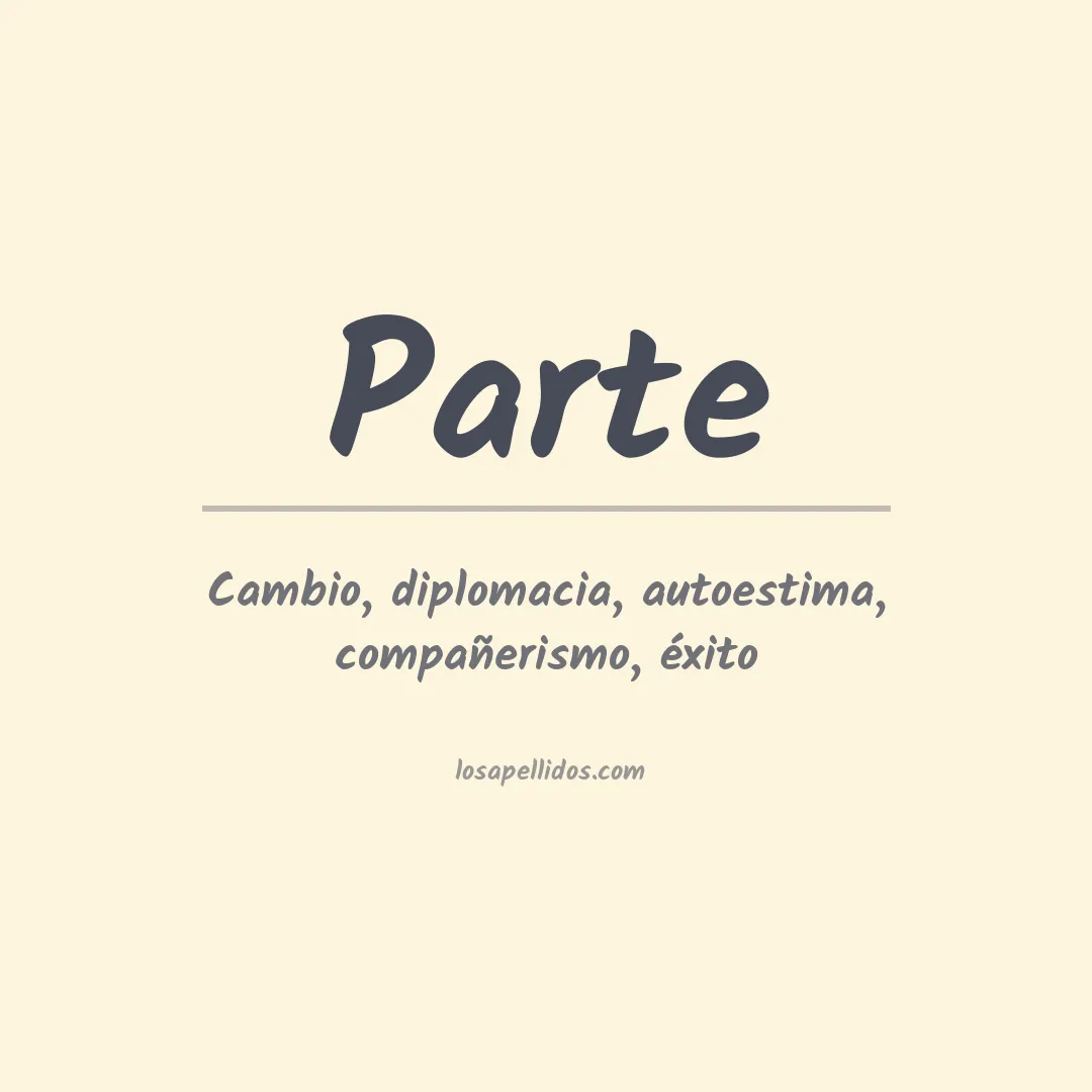 Apellido Parte