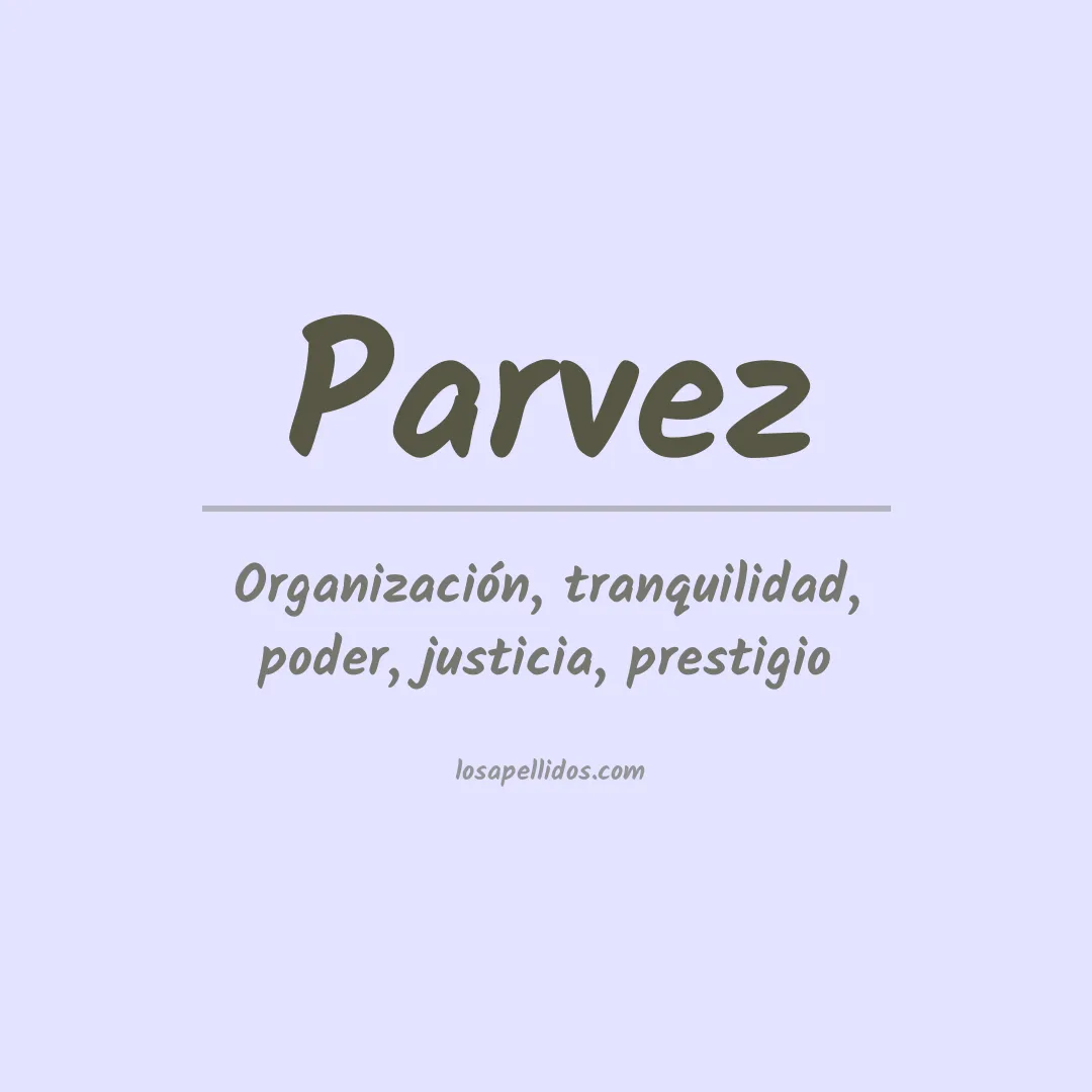 Apellido Parvez