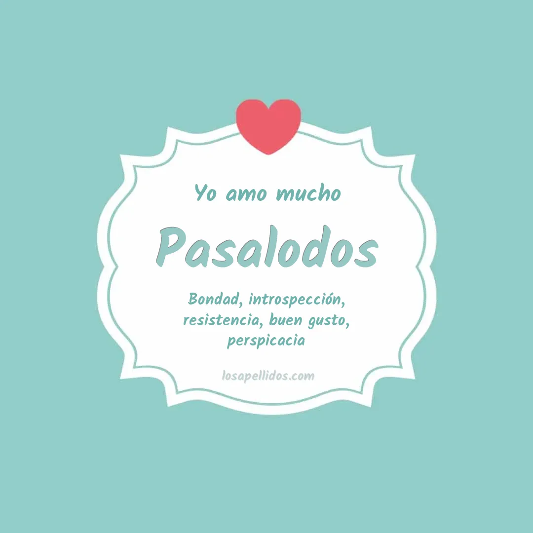 Yo amo mucho Pasalodos