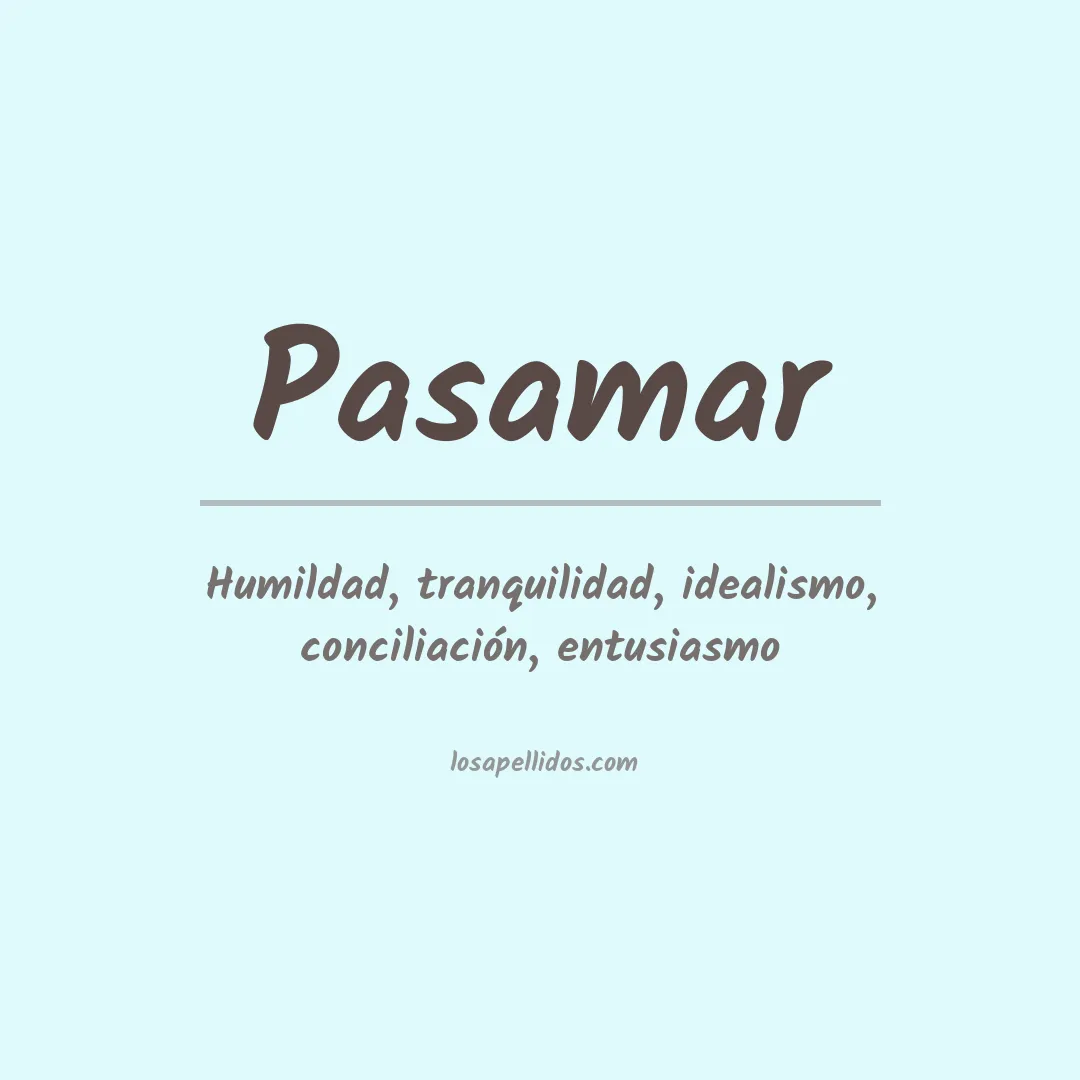 Apellido Pasamar
