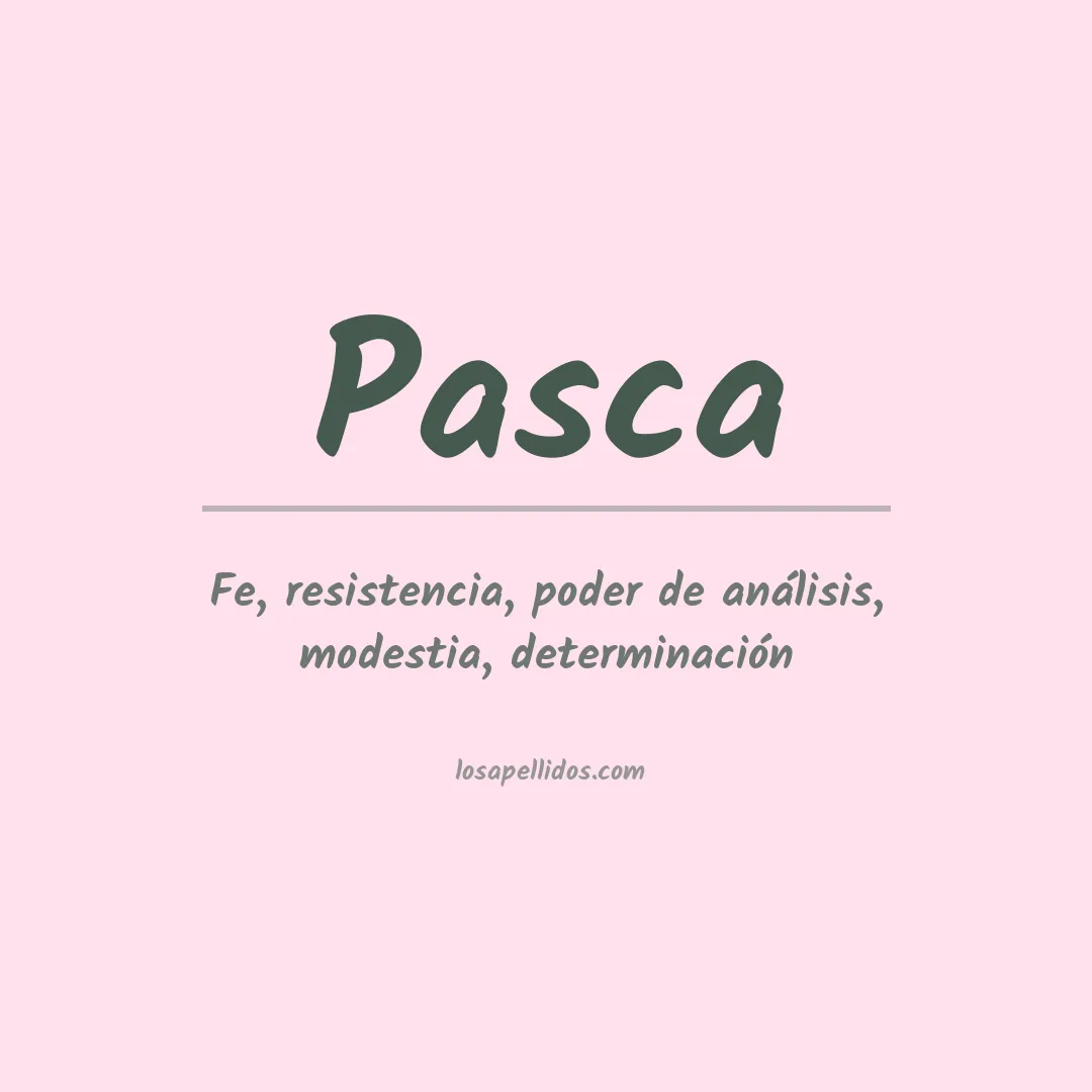 Apellido Pasca
