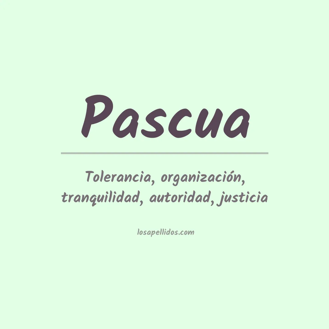 Apellido Pascua