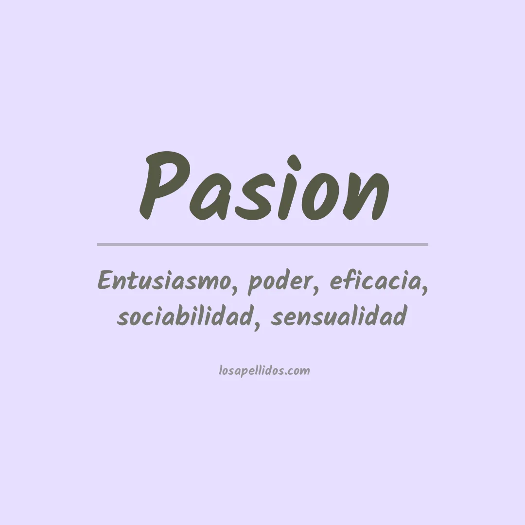 Apellido Pasion