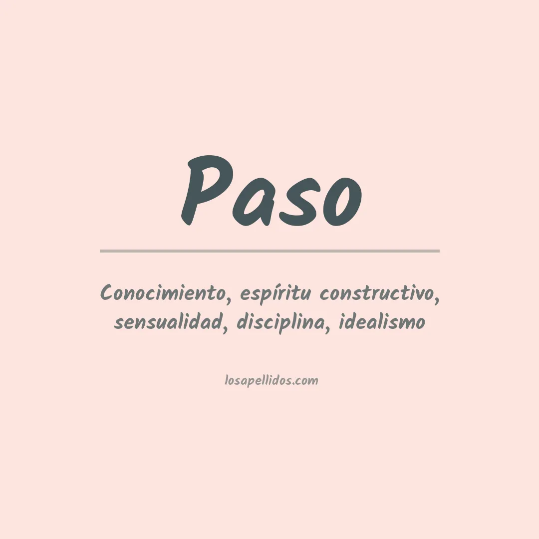 Apellido Paso