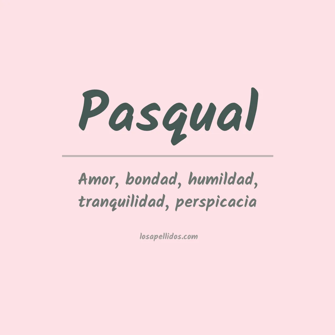 Apellido Pasqual