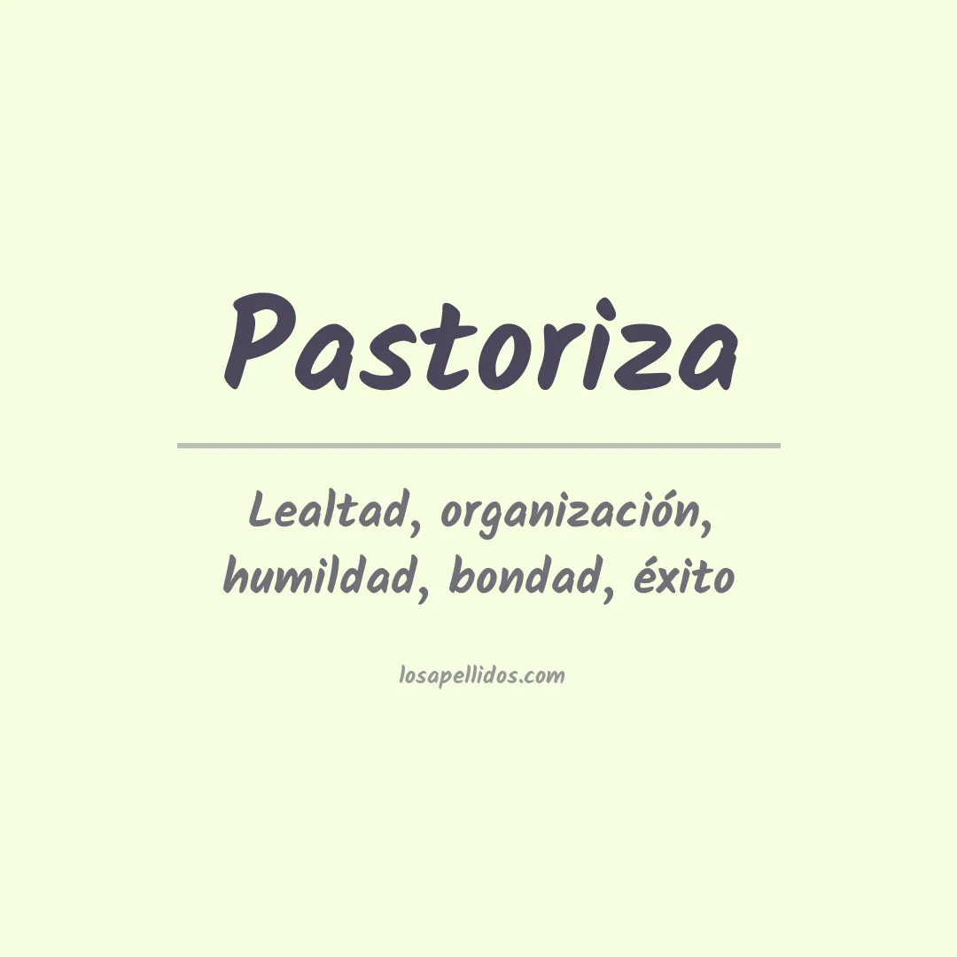 Apellido Pastoriza