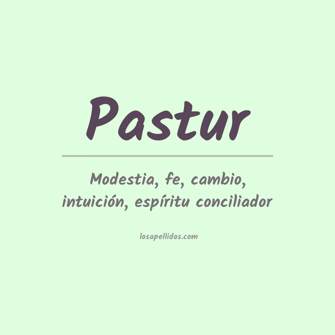 Apellido Pastur