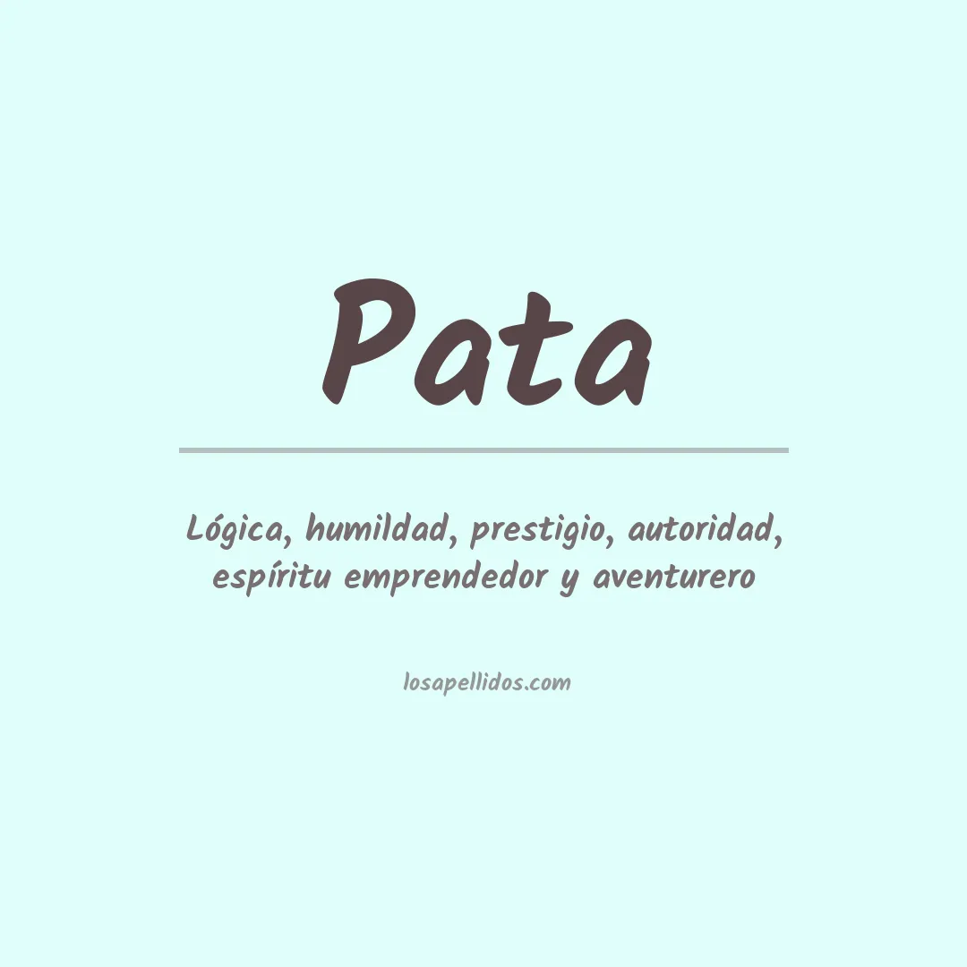 Apellido Pata