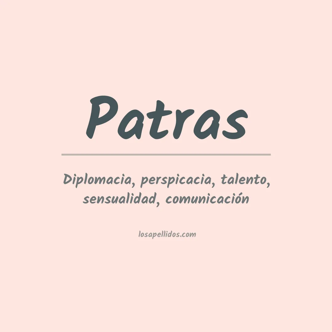 Apellido Patras