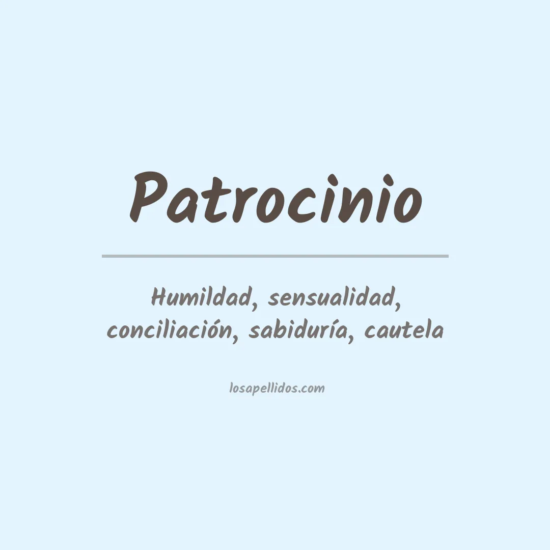 Apellido Patrocinio