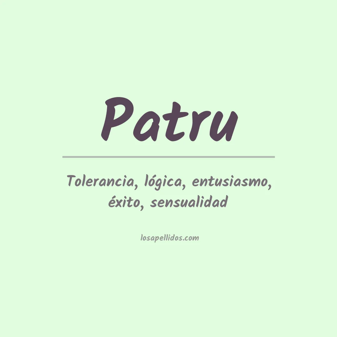 Apellido Patru