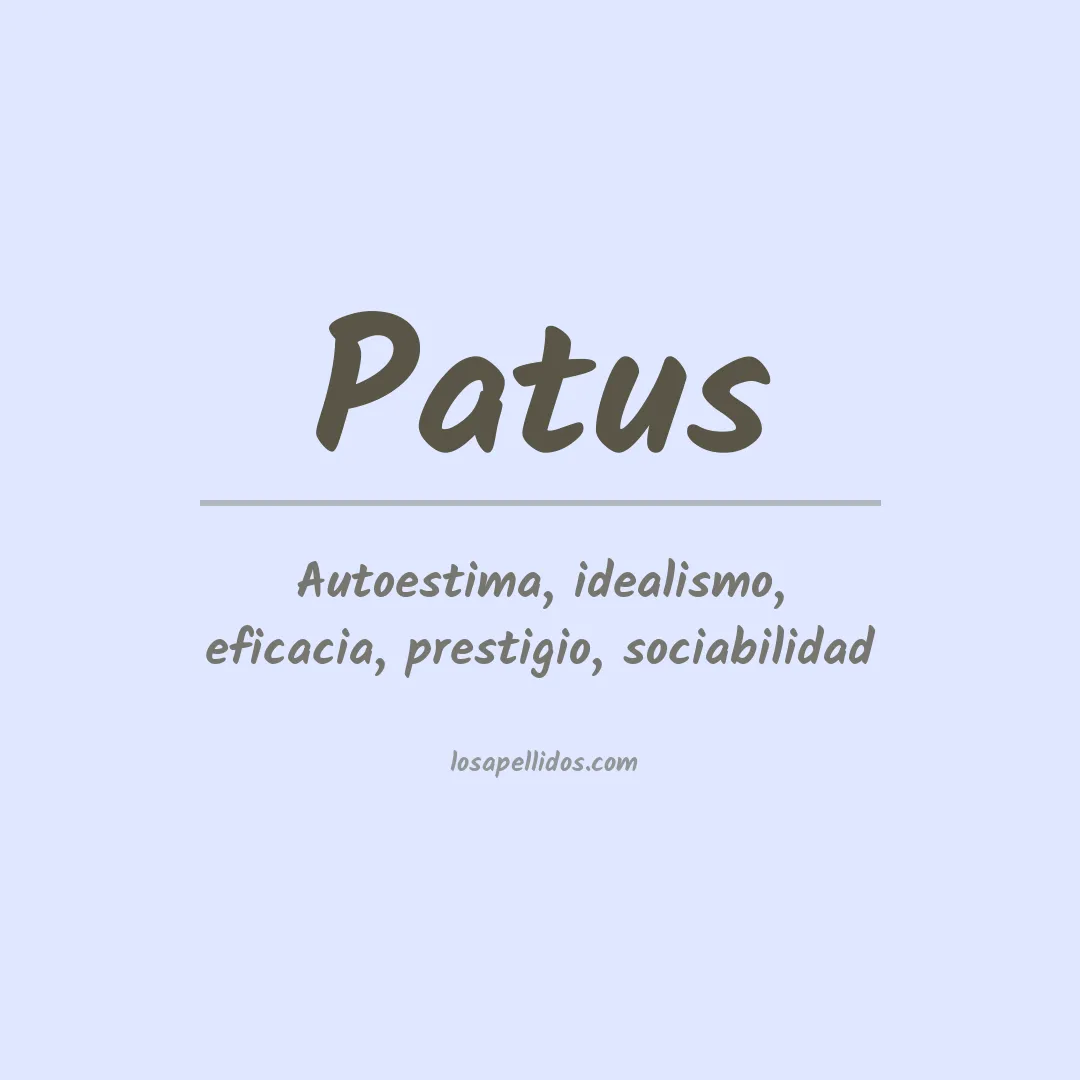 Apellido Patus