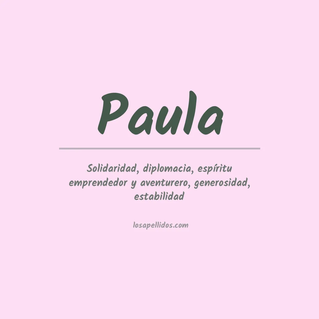 Apellido Paula