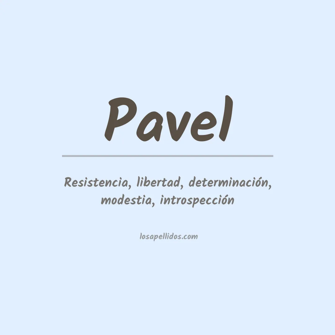 Apellido Pavel