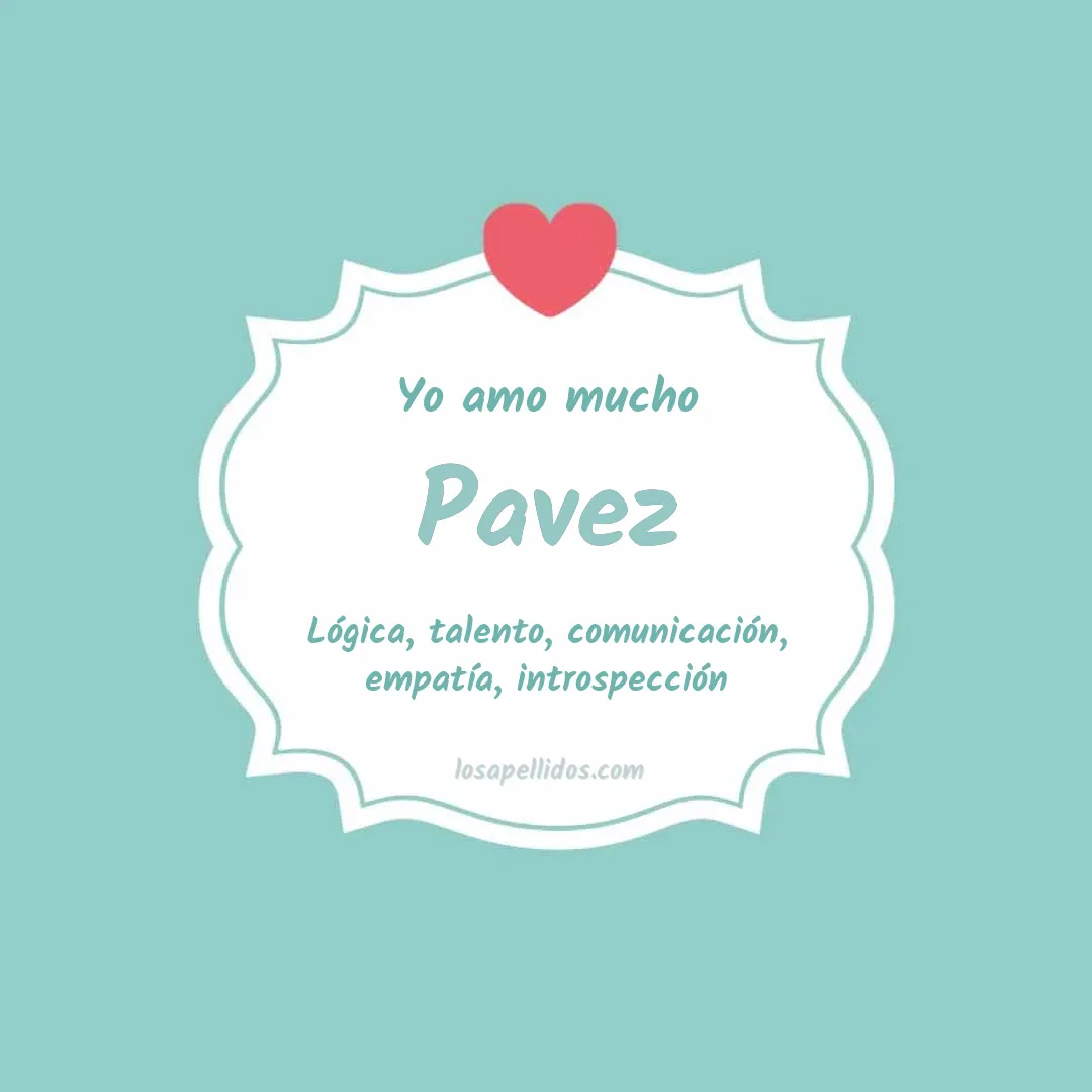 Yo amo mucho Pavez