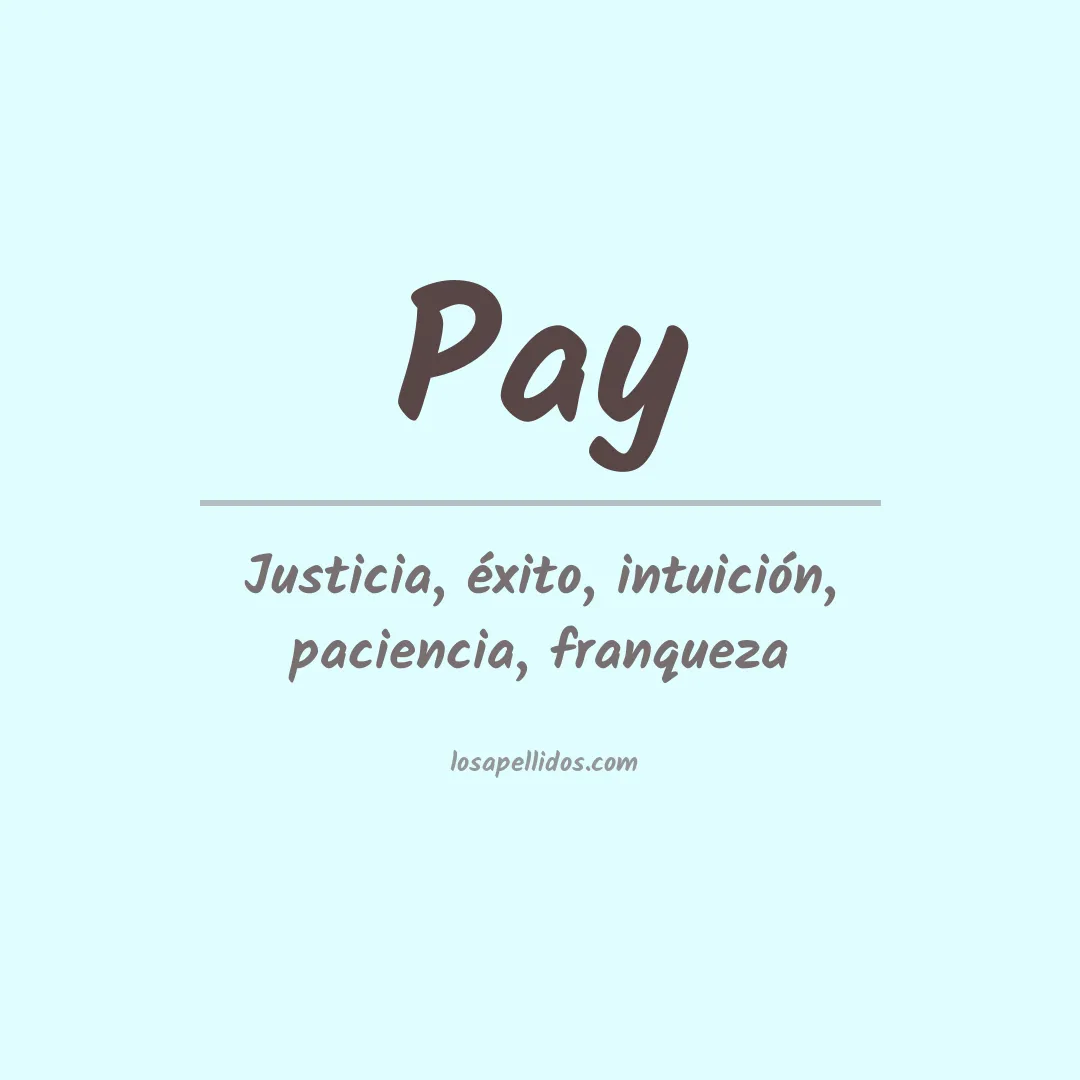 Apellido Pay